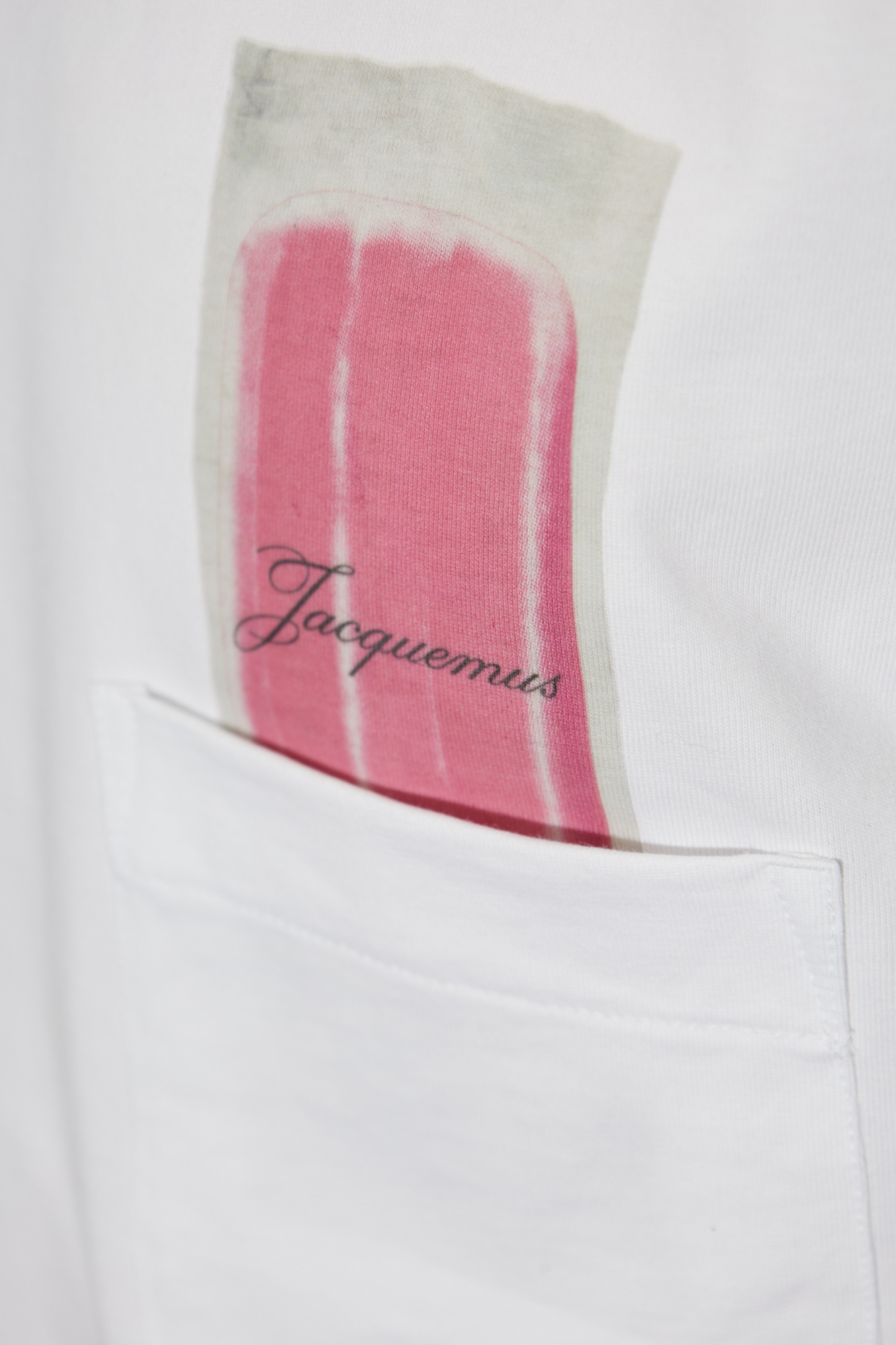shirt with logo Jacquemus - Red 'Fiesta' T - layered zipped